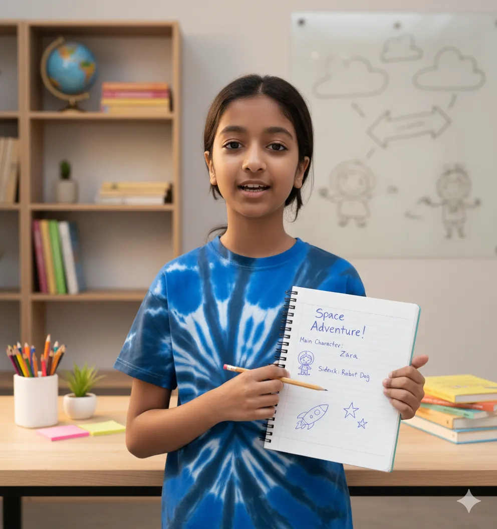 Shubha is the best student of our creative writing program