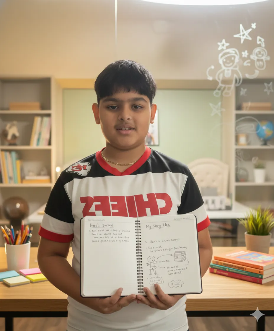 Jai sharma is one of the best student of Creative writing