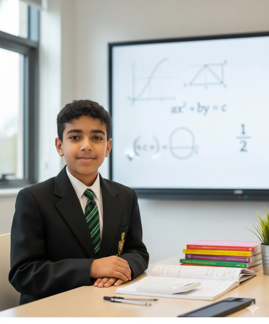 Adam excelling in math classes by Oratrics