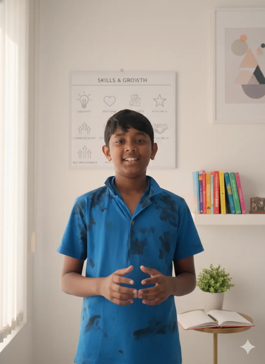 How shaurya become confident after Personality development program.